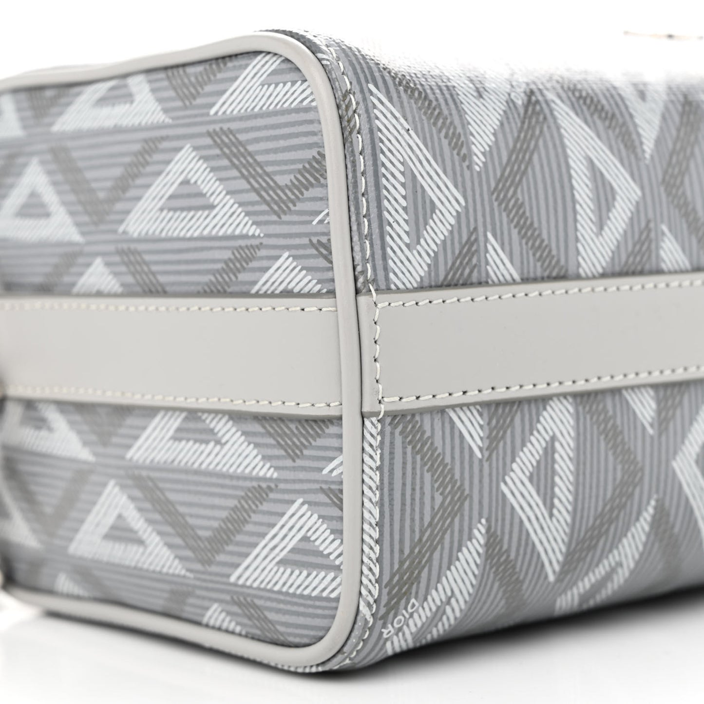 Coated Canvas CD Diamond Lingot 22 Bag Gray