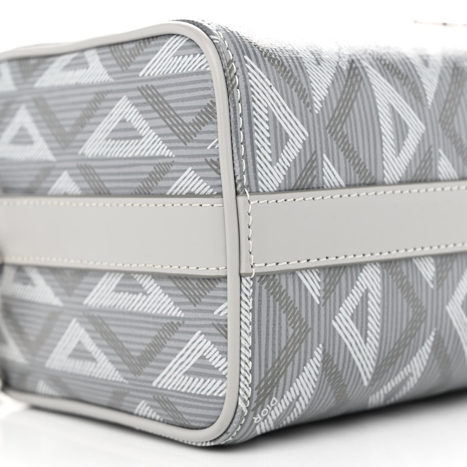 Christian Dior Coated Canvas CD Diamond Lingot 22 Bag Gray 9 of 12