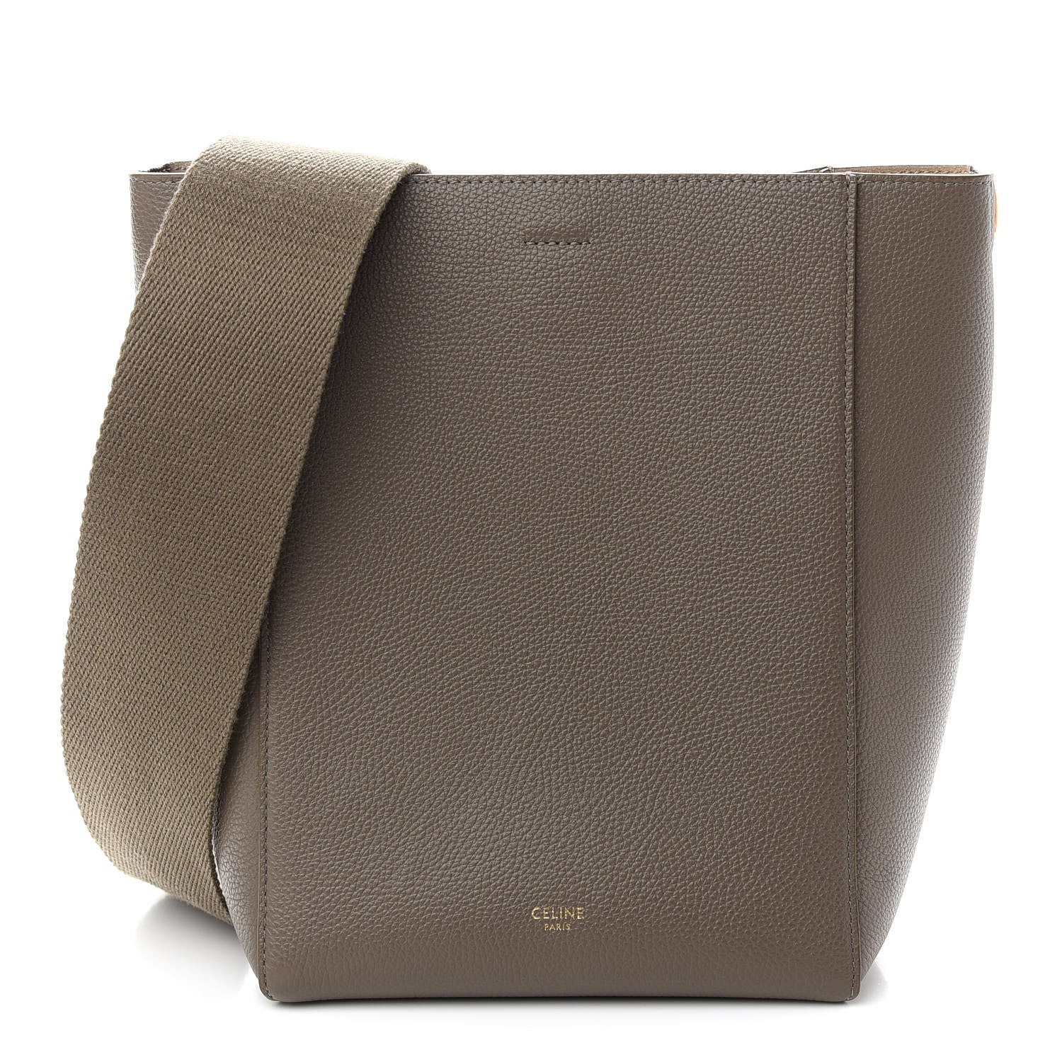 Celine Soft Grained Calfskin Small Sangle Bucket Bag Taupe 1 of 10