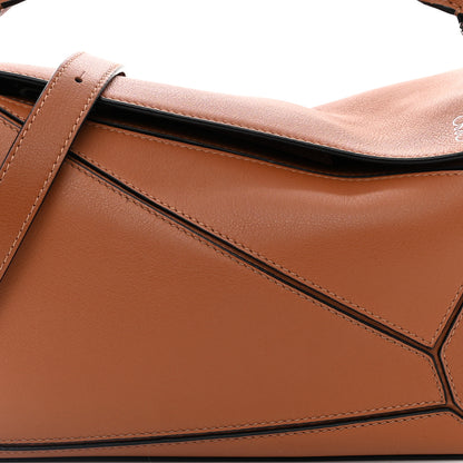 Loewe Calfskin Small Puzzle Bag Tan 7 of 10