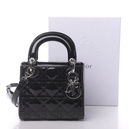 Christian Dior Patent Cannage Mini Lady Dior Black 11 of 11
