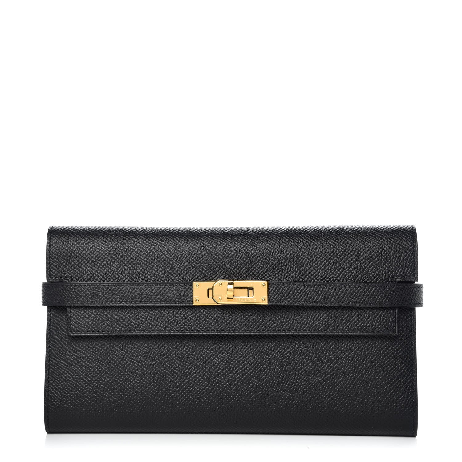 Hermes Epsom Kelly Longue Wallet Black 1 of 9