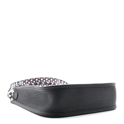 Hermes Taurillon Clemence Zigzag Evelyne TPM Caban Black Bleu Zellige Indigo 4 of 9