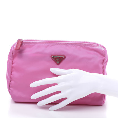 Prada Nylon Vela Cosmetic Pouch Begonia 2 of 10