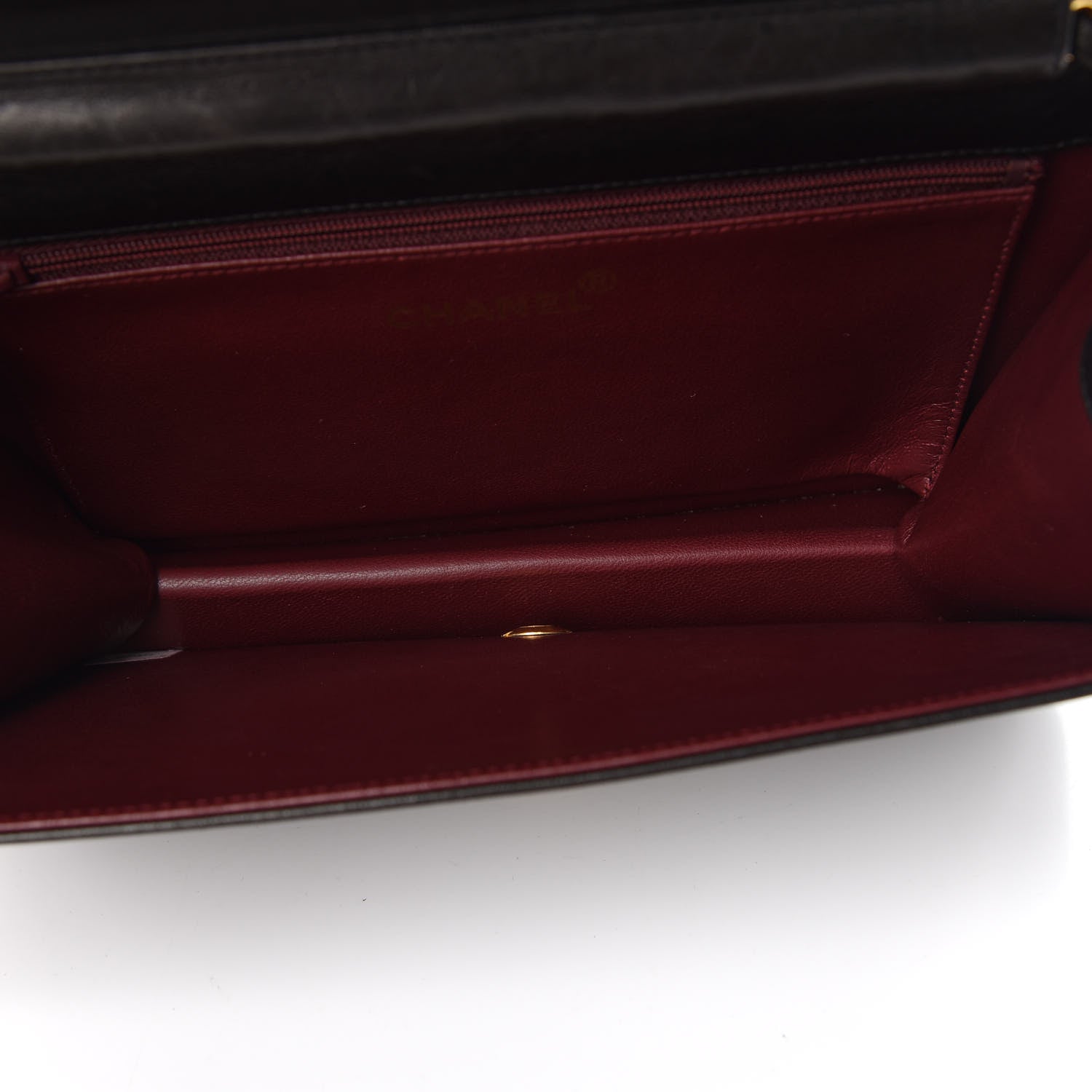 Chanel Lambskin Quilted Small Single Flap Bag Black 5 of 12