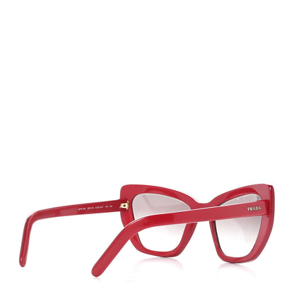 Prada Cat Eye Sunglasses SPR 08V Red 4 of 7