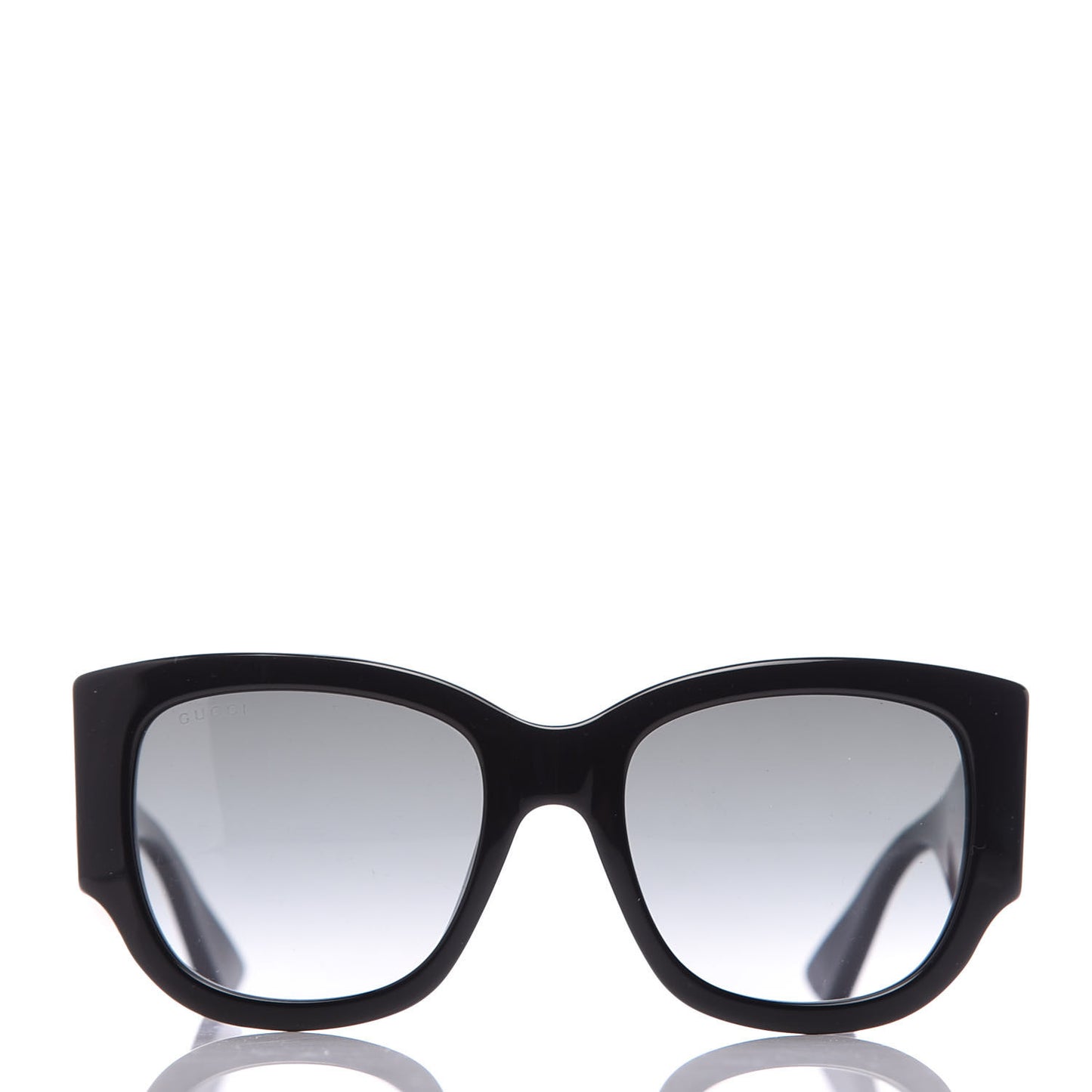Acetate Web Oversized Frame Rectangle Sunglasses GG0276S Black Multicolor