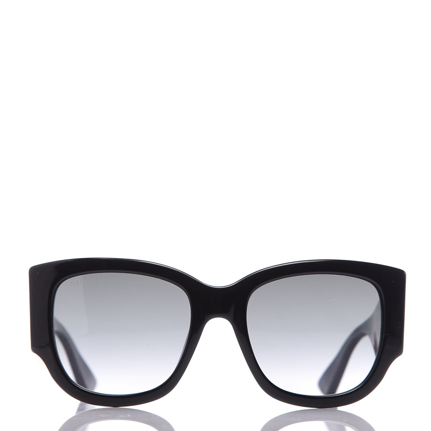 Gucci Acetate Web Oversized Frame Rectangle Sunglasses GG0276S Black Multicolor 2 of 9