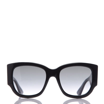 Gucci Acetate Web Oversized Frame Rectangle Sunglasses GG0276S Black Multicolor 2 of 9