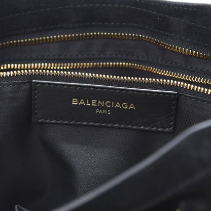 Balenciaga Suede Gold Metallic Edge Hardware S City Black 6 of 12