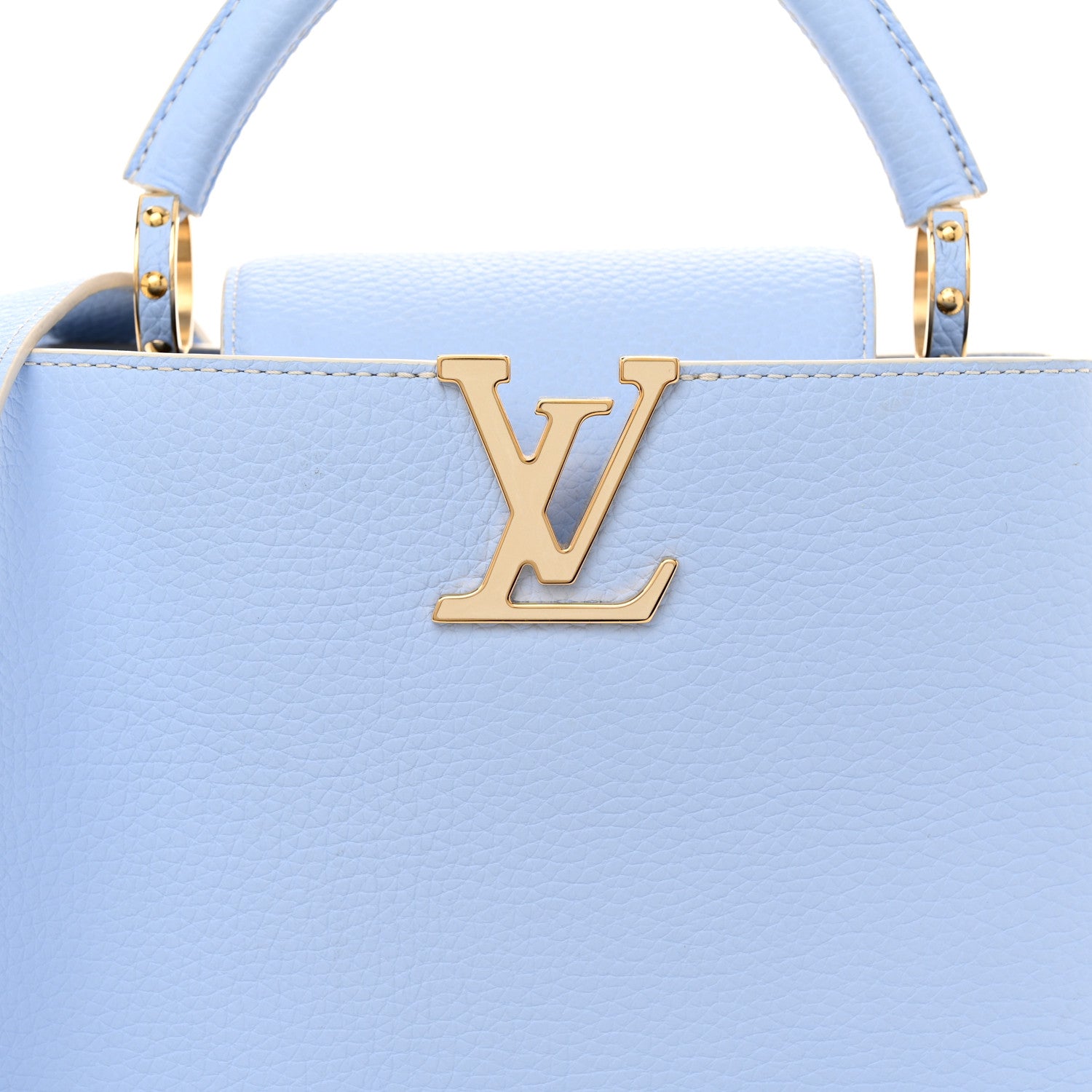 Louis Vuitton Taurillon MiniMe Capucines BB Candy Blue 7 of 10