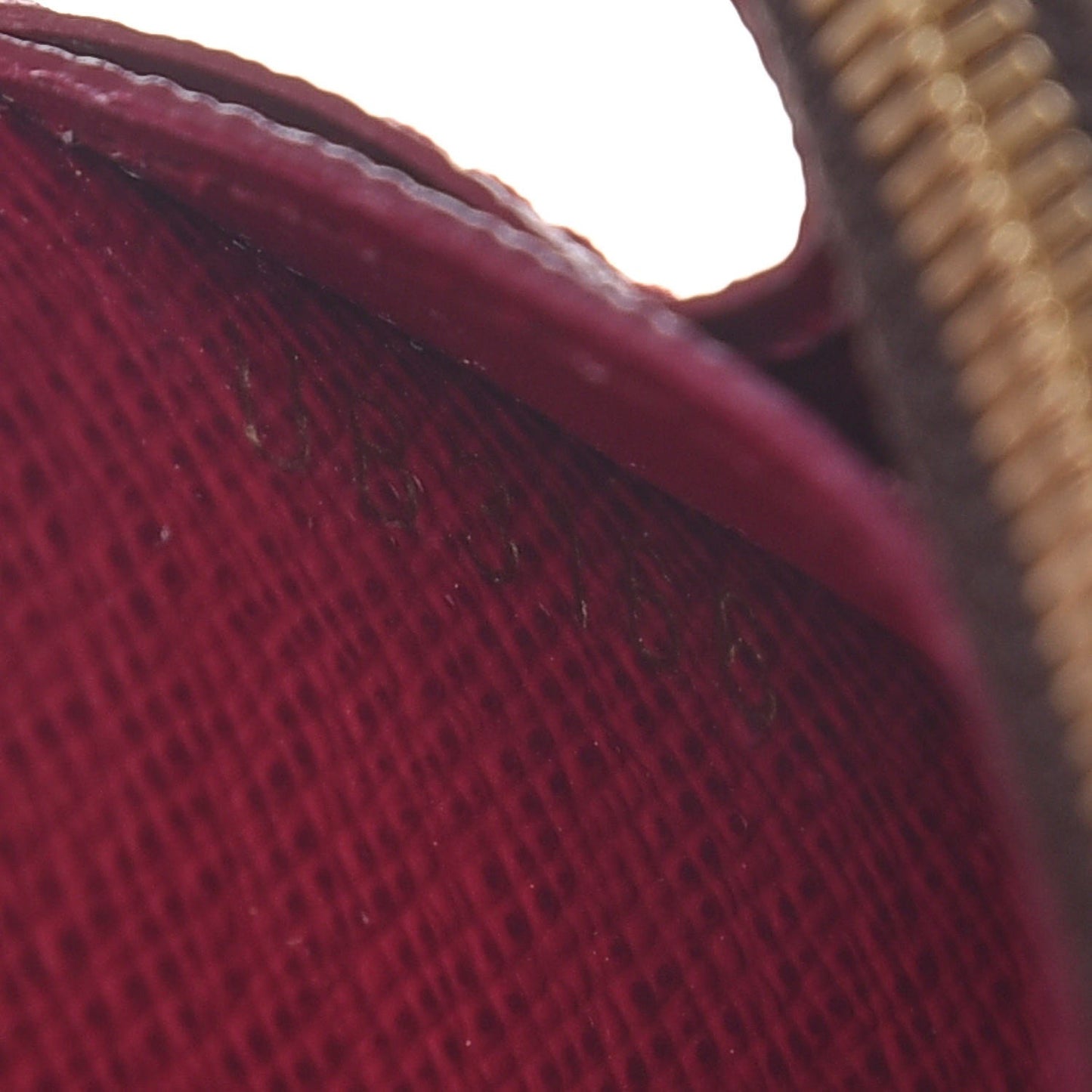 Monogram Rosalie Coin Purse Fuchsia