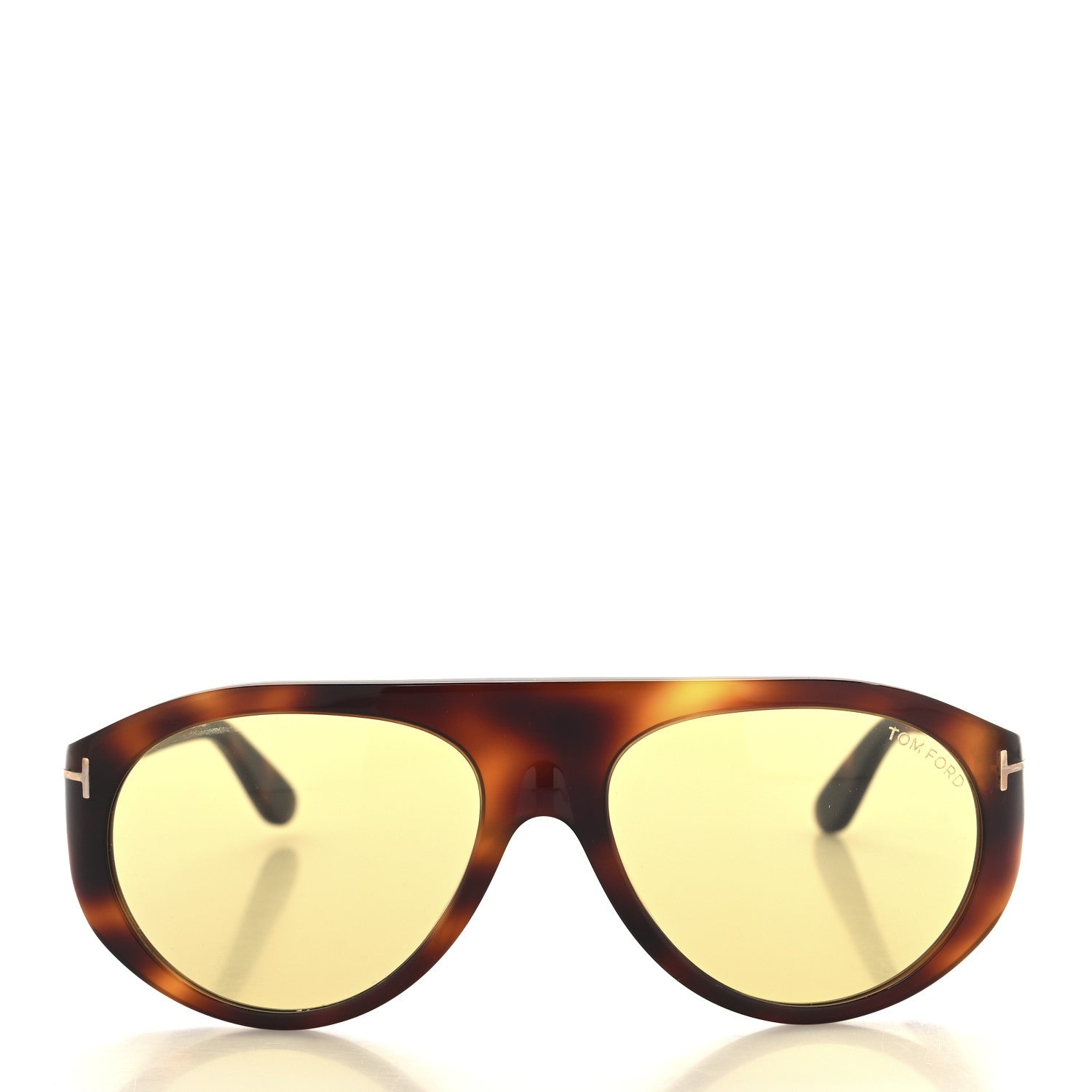 Tom Ford Rex-02  Aviator Sunglasses TF1001 Tortoise 2 of 7