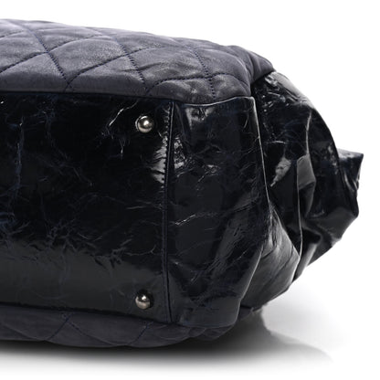 Chanel Iridescent Calfskin Small In The Mix Tote Navy 8 of 13