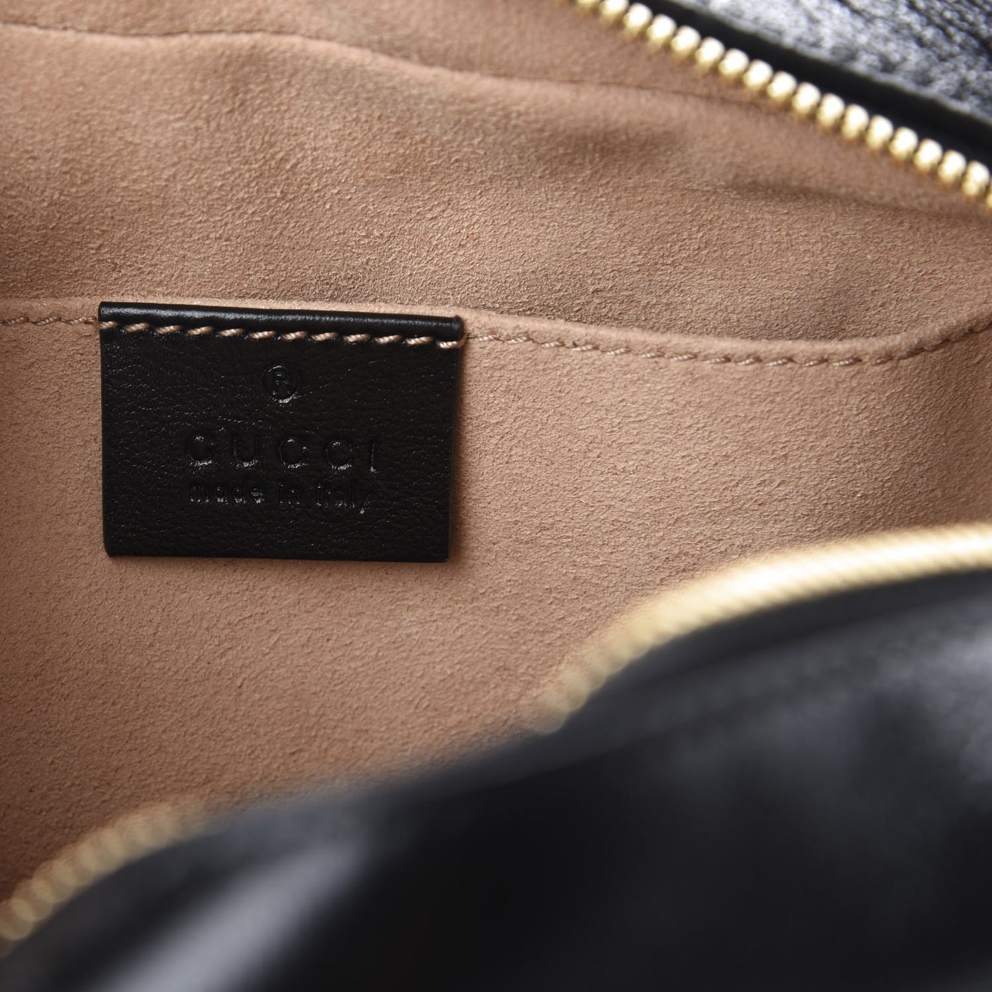 Monogram Matelasse Diagonal Small GG Marmont Chain Shoulder Bag Beige Black