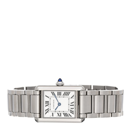 Cartier Stainless Steel 22mm Tank Must Quartz Watch 2 of 5
