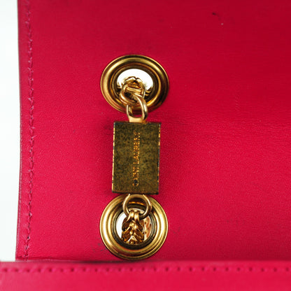 Saint Laurent Calfskin Medium Classic Betty Fuchsia 10 of 12