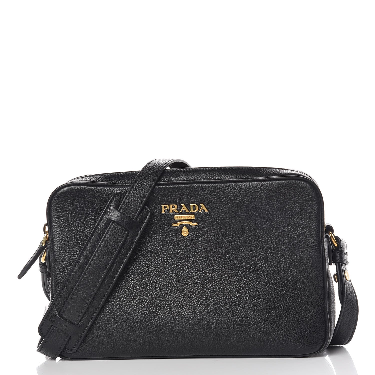 Prada Vitello Phenix Camera Bag Black 1 of 10