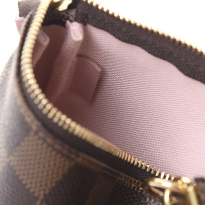 Louis Vuitton Damier Ebene 2020 Christmas Animation Big Wheel Mini Pochette Accessories Rose Ballerine 9 of 11