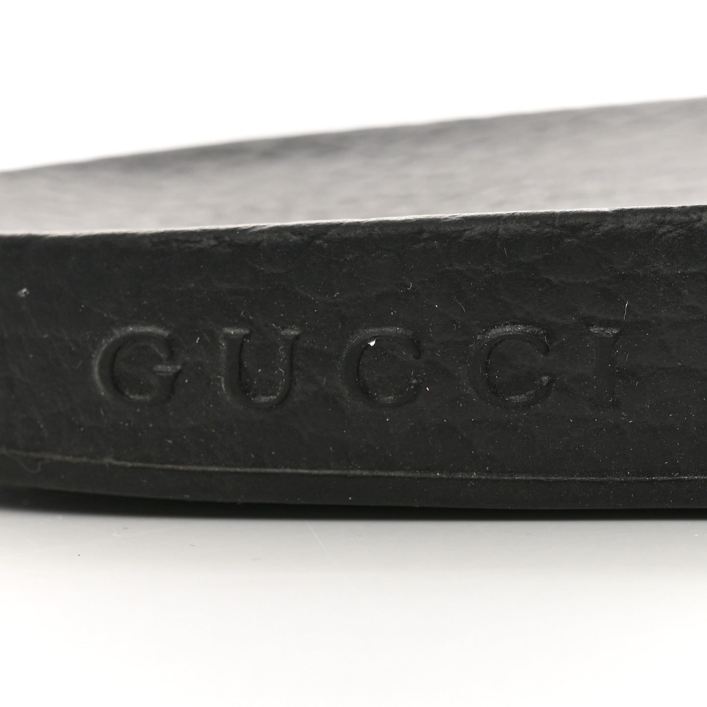 Microguccissima Slide Sandals 36 Black