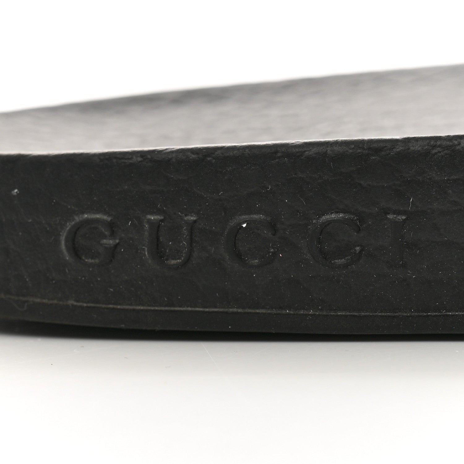 Gucci Microguccissima Slide Sandals 36 Black 7 of 10