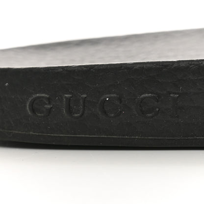 Gucci Microguccissima Slide Sandals 36 Black 7 of 10