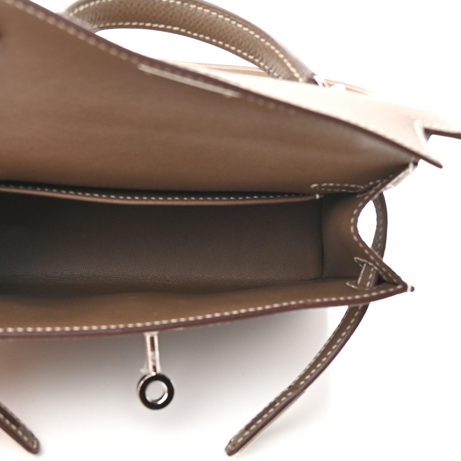 Hermes Epsom Mini Kelly Sellier 20 Etoupe 5 of 9