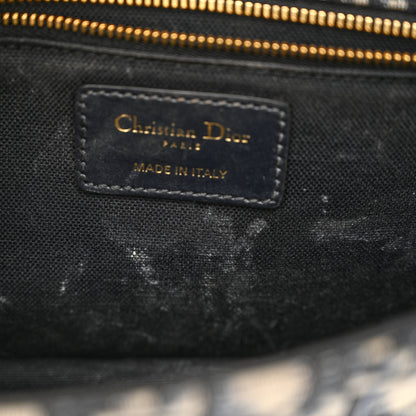 Christian Dior Oblique 30 Montaigne Flap Bag Blue 8 of 14