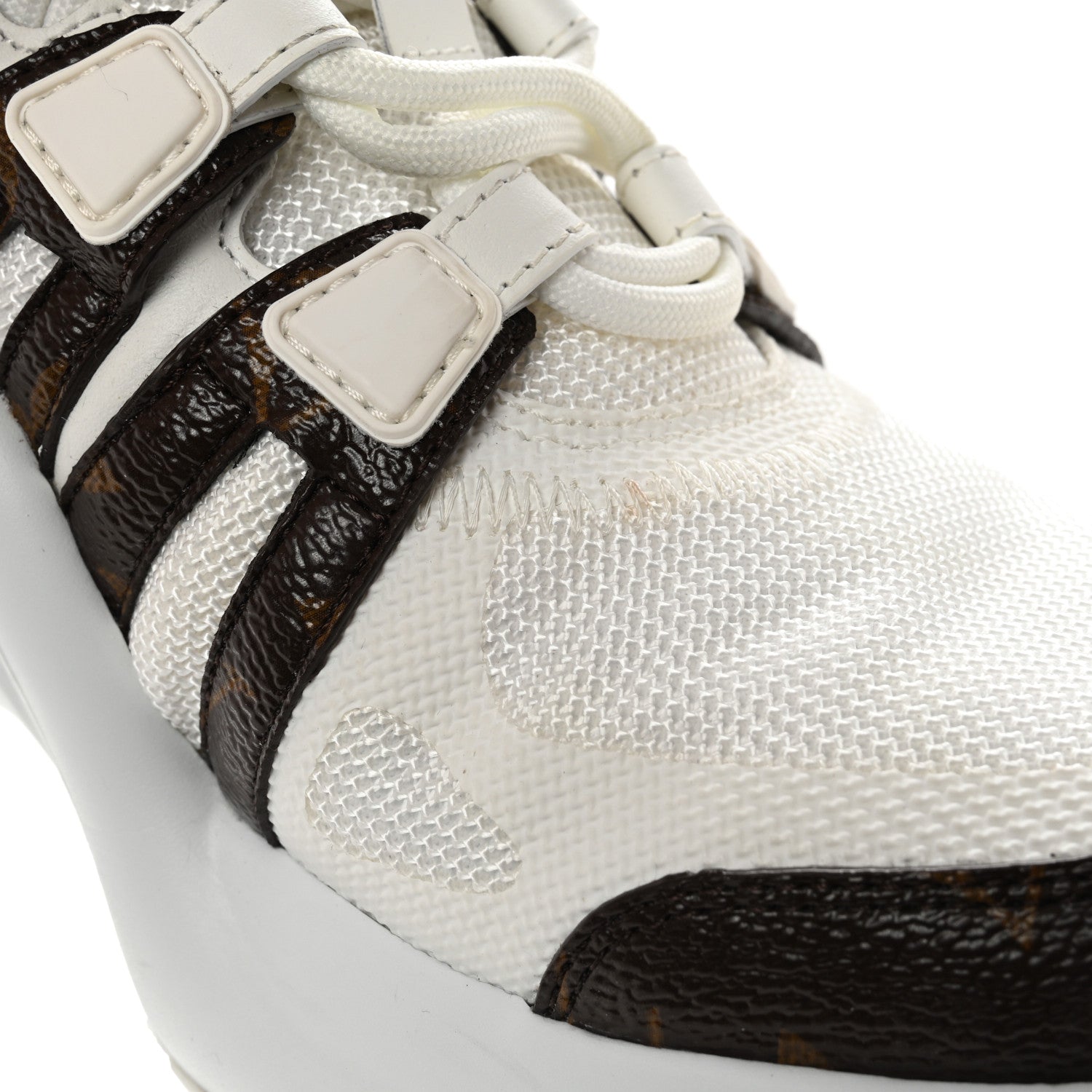 Louis Vuitton Patent Monogram LV Archlight Sneakers 38.5 White 11 of 11