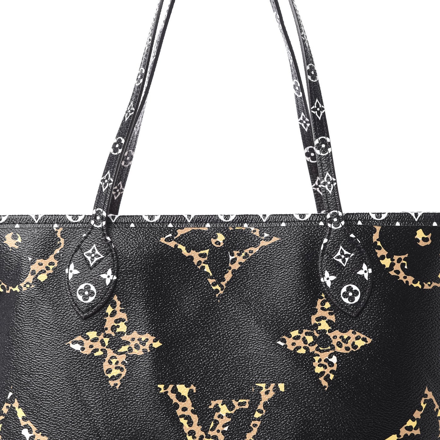 Monogram Giant Jungle Neverfull MM Black
