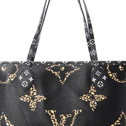Louis Vuitton Monogram Giant Jungle Neverfull MM Black 10 of 10