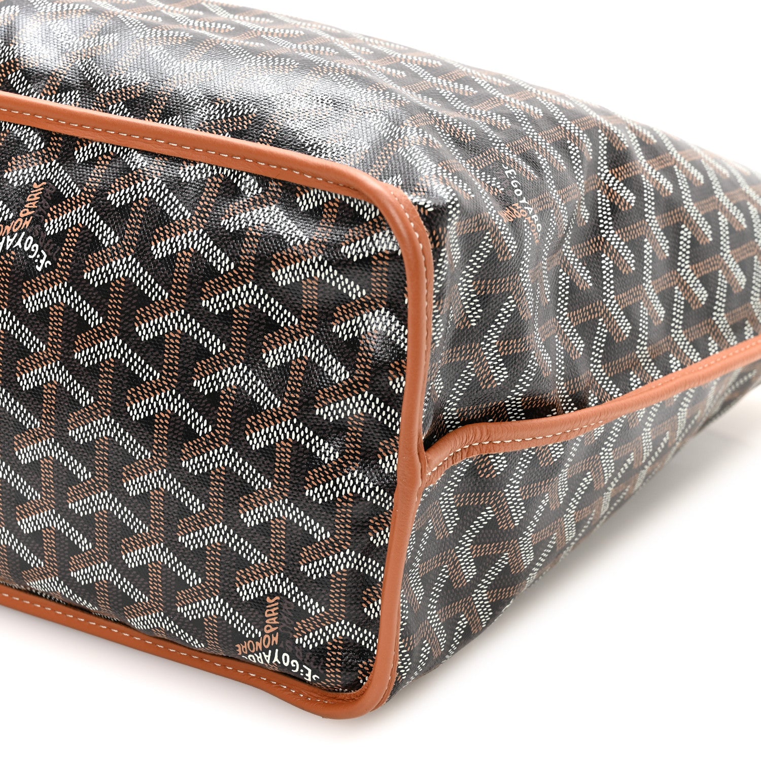 Goyard Goyardine Reversible Anjou PM Black Gold 16 of 17