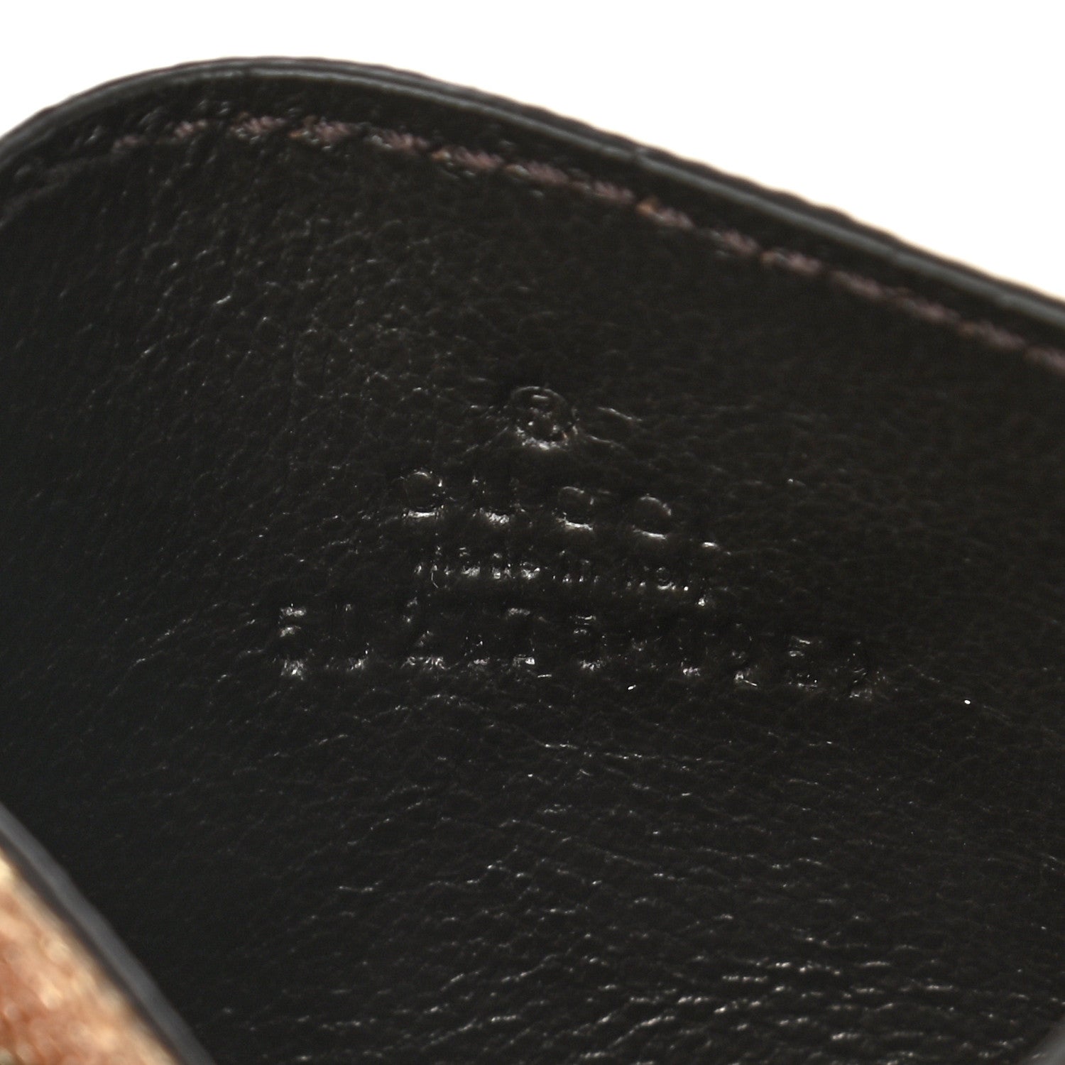 Gucci Laminated Lizard GG Marmont Card Holder Gold 6 of 6
