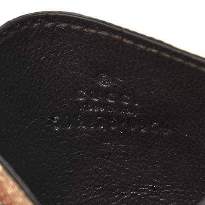 Gucci Laminated Lizard GG Marmont Card Holder Gold 6 of 6