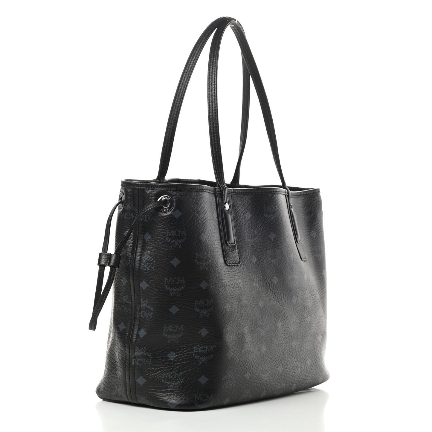 Visetos Medium Liz Reversible Shopper Tote Black