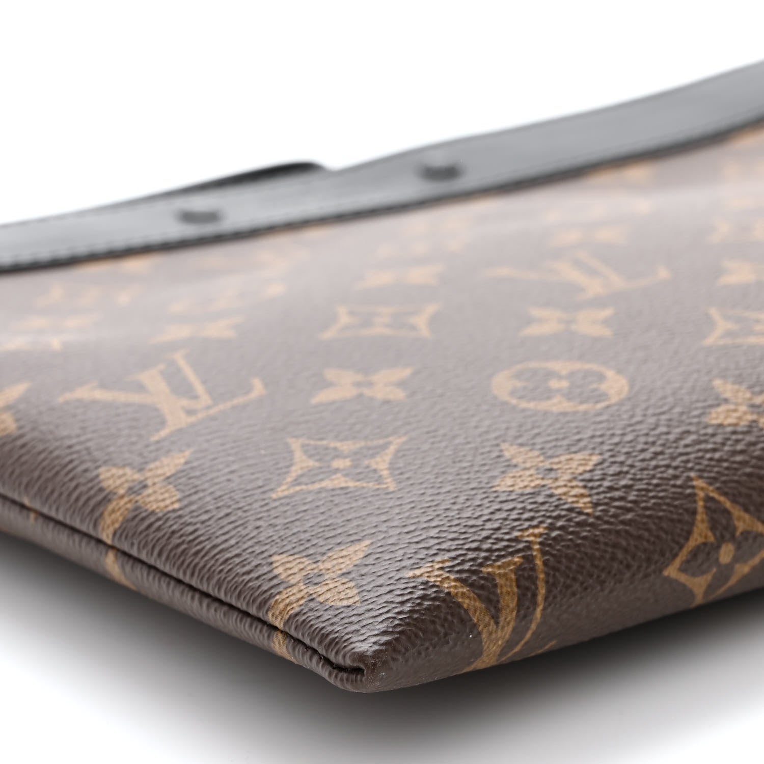 Louis Vuitton Monogram Macassar Pochette To-Go Black 8 of 9
