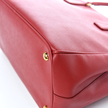 Prada Saffiano Medium Galleria Double Zip Tote Fuoco 15 of 20
