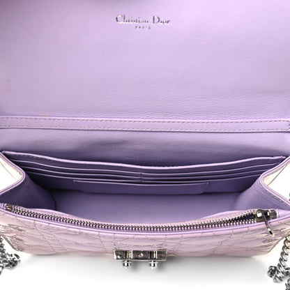 Christian Dior Patent Cannage Miss Dior Promenade Pouch Lilac 4 of 4