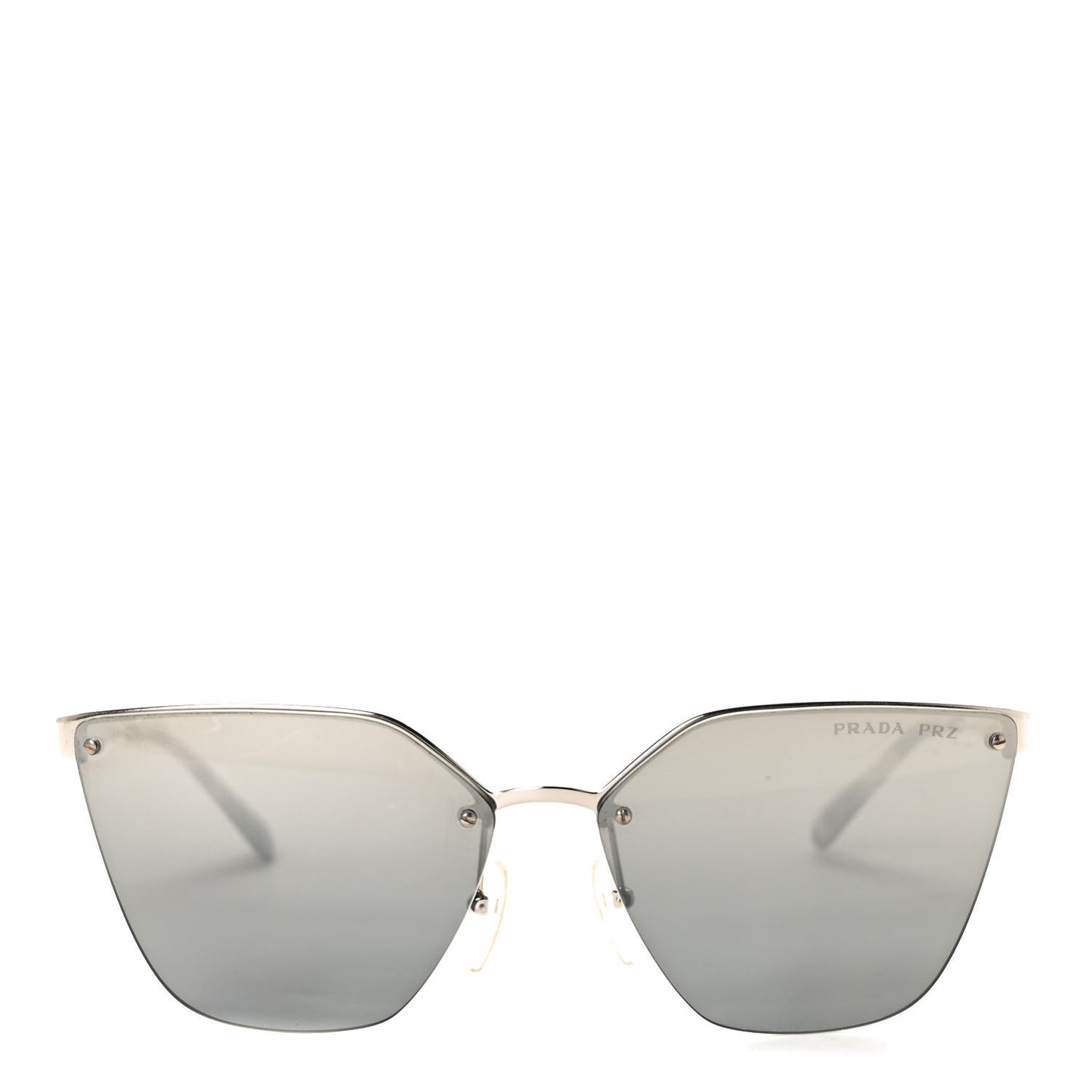 Polarized Cat Eye Sunglasses SPR 68T Silver