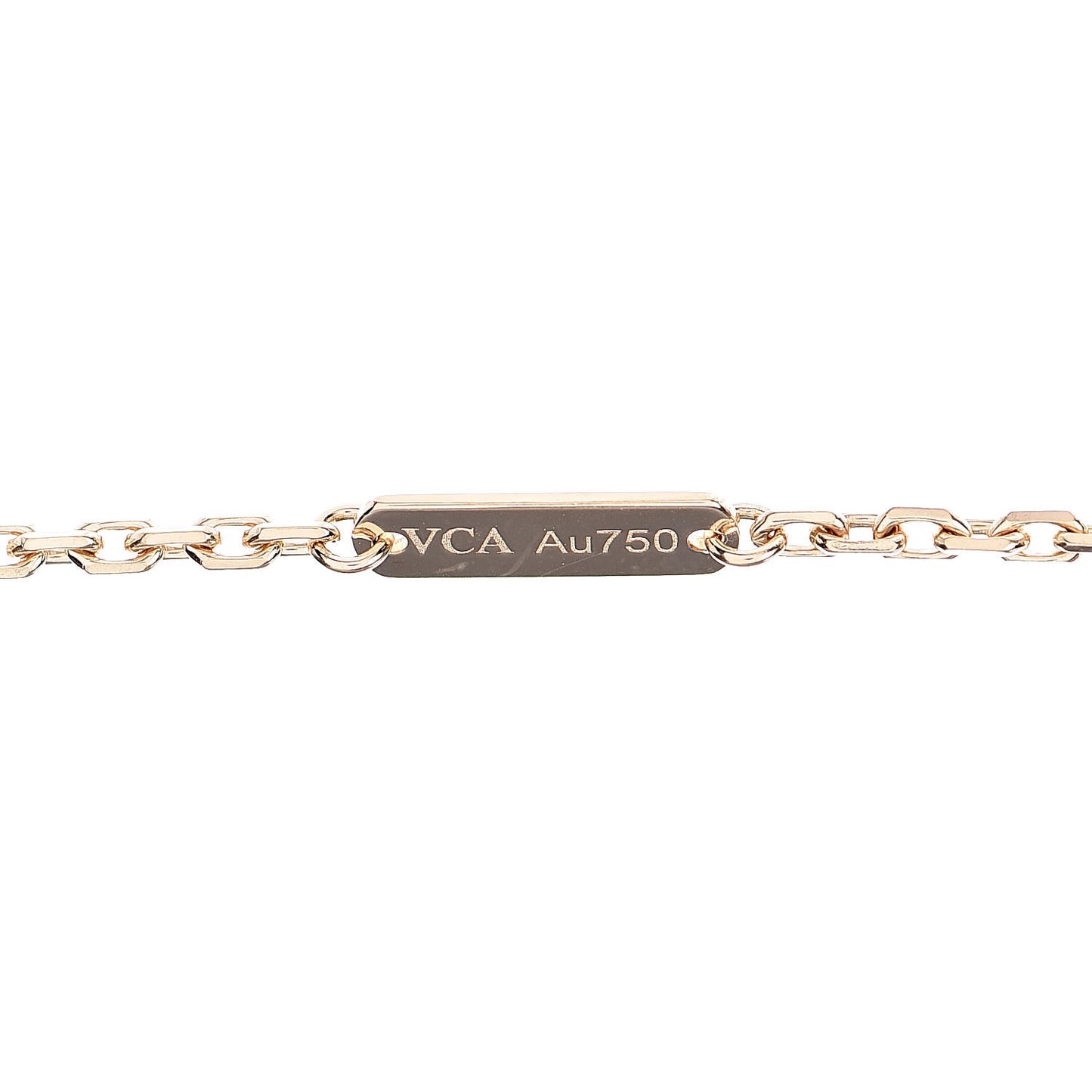18K Yellow Gold Mother of Pearl Magic Alhambra Long Necklace