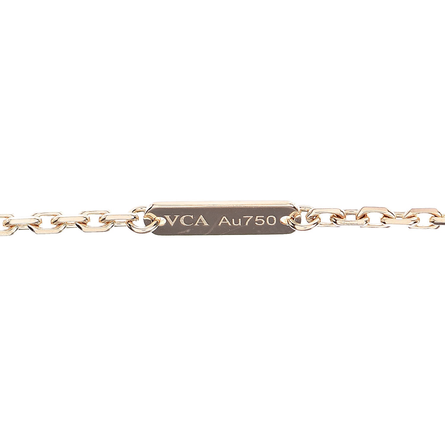Van Cleef & Arpels 18K Yellow Gold Mother of Pearl Magic Alhambra Long Necklace 4 of 7