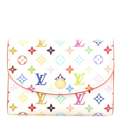Louis Vuitton LV X TM Monogram Multicolor Rosalie Coin Purse White Kawaii Pink 1 of 7
