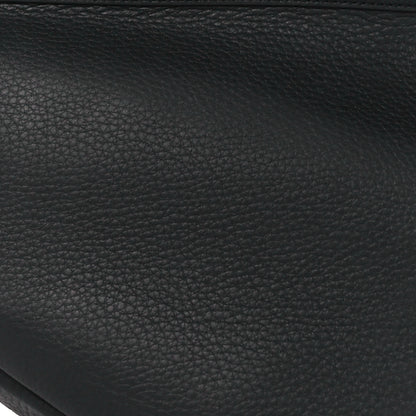 The Row Grained Calfskin Large Slouchy Banana Bag Black 8 of 10