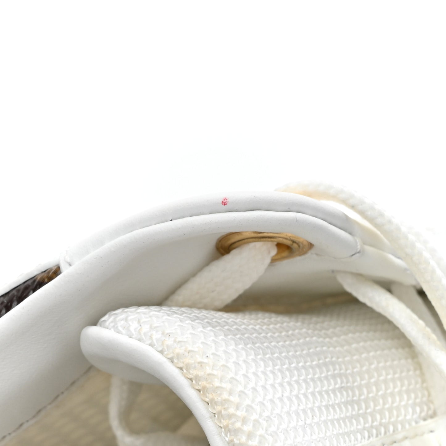 Calfskin Monogram Run Away Sneakers 37 White