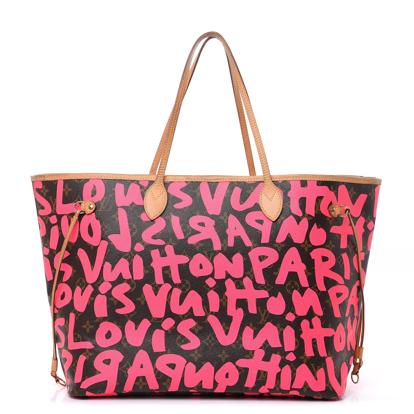 Monogram Graffiti Neverfull GM Fuchsia