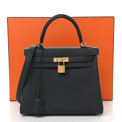 Hermes Togo Kelly Retourne 25 Vert Rousseau 11 of 11