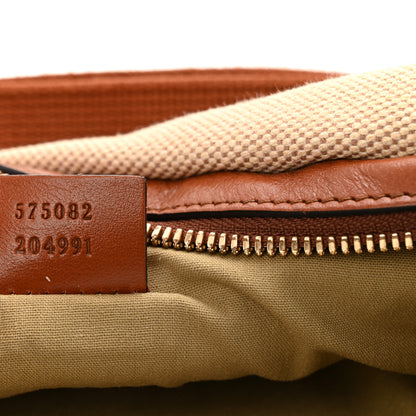 Gucci Vintage Canvas Web Belt Bag Sand Cuir 6 of 9
