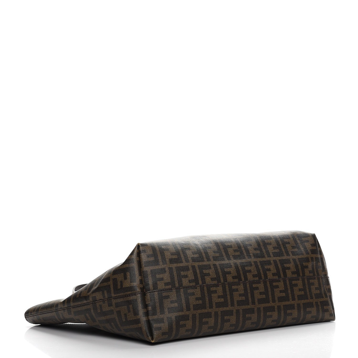 Fendi Zucca Spalmati Medium Roll Tote Tobacco Fuxia 4 of 11