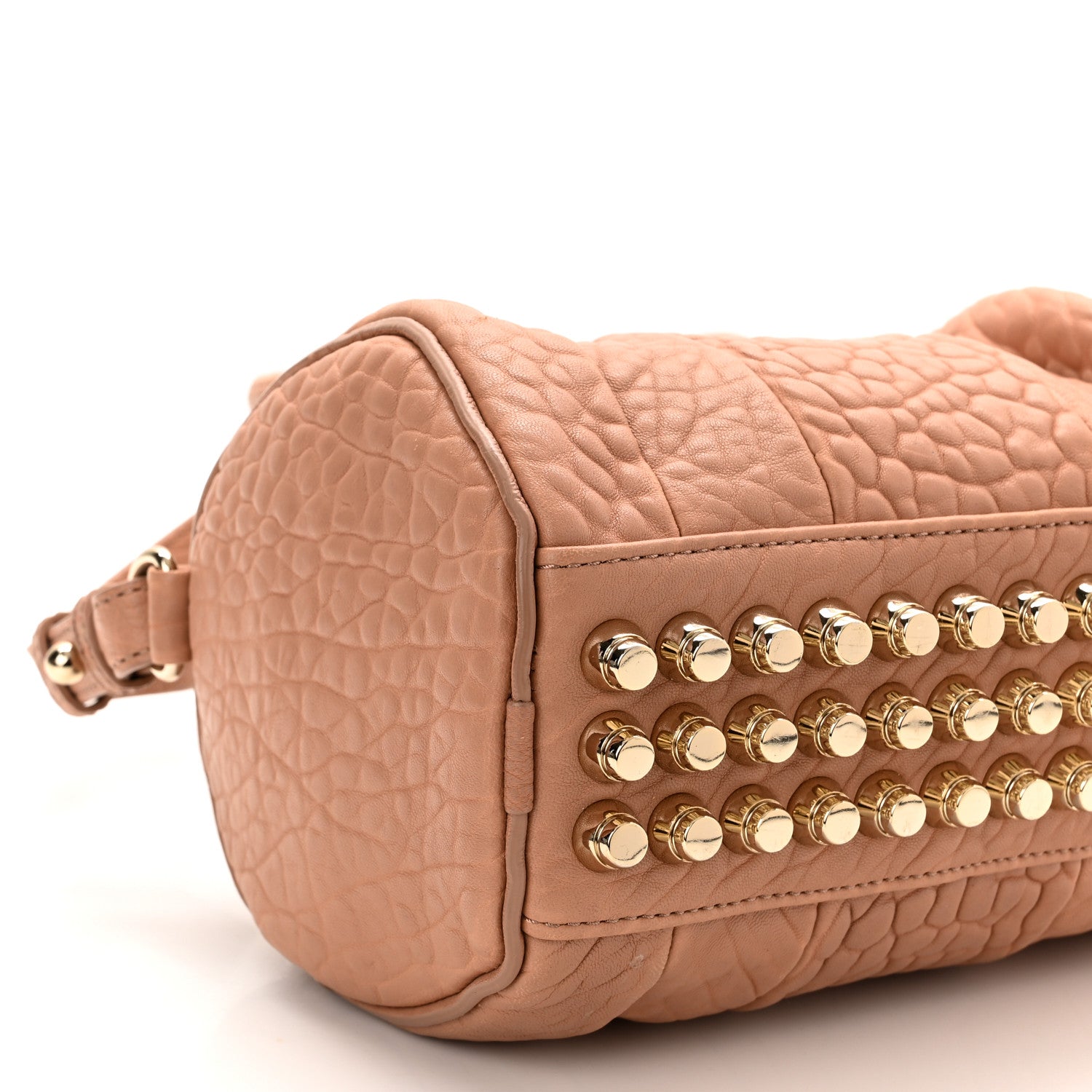 Alexander Wang Pebbled Lambskin Mini Rockie Latte Gold Hardware 8 of 10