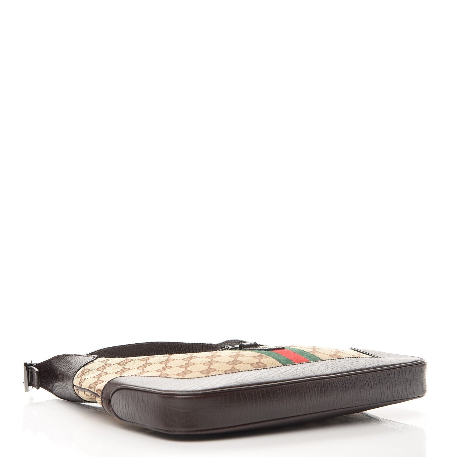 Gucci Monogram Web Small Jackie O Hobo Dark Brown 4 of 7